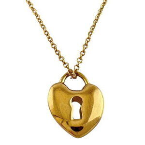 Tiffany Heart Lock Necklace Gold Co